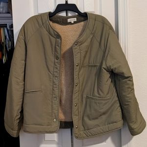 EUC Roolee lined jacket in green